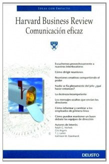 Comunicación eficaz (Harvard Business Review, Band 1) Learning & Reference