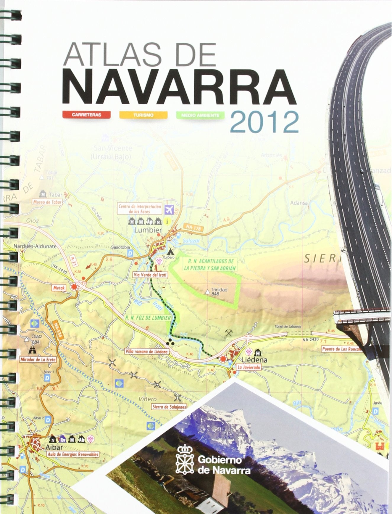 Atlas de Navarra 2012 : carreteras, turismo y medio ambiente Leisure, Home & Garden