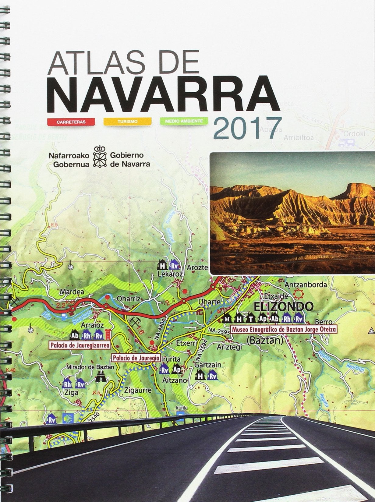 Atlas de Navarra 2017: Carreteras, turismo y medio ambiente book