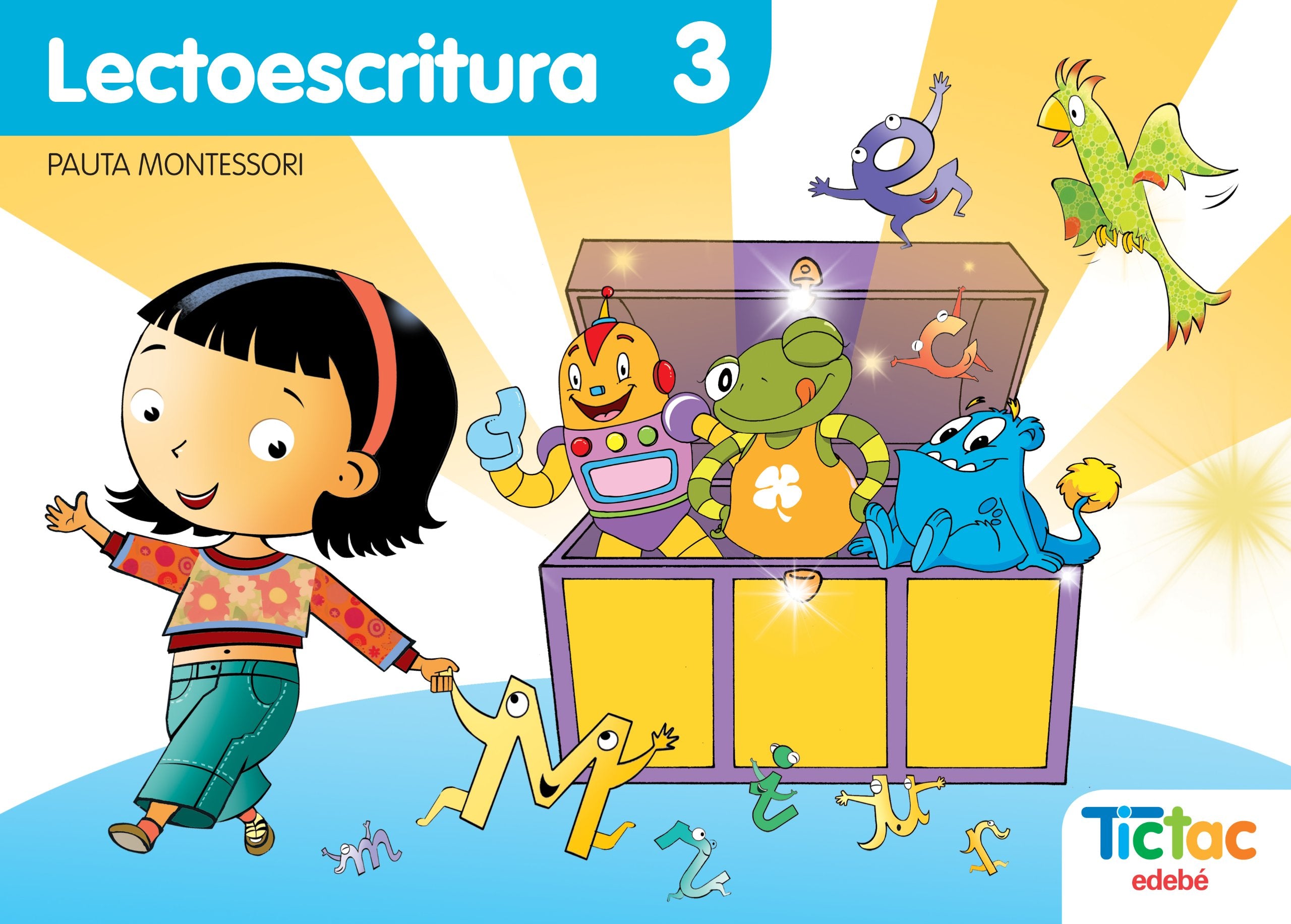 Proyecto Tic-Tac, lectoescritura, Educación Infantil. Cuaderno 3 (pauta montessori) Non-fiction