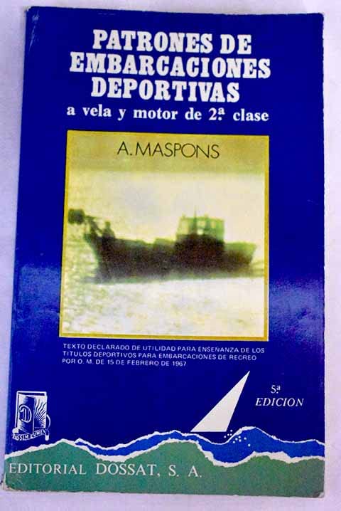 Patrones de embarcaciones deportivas Books