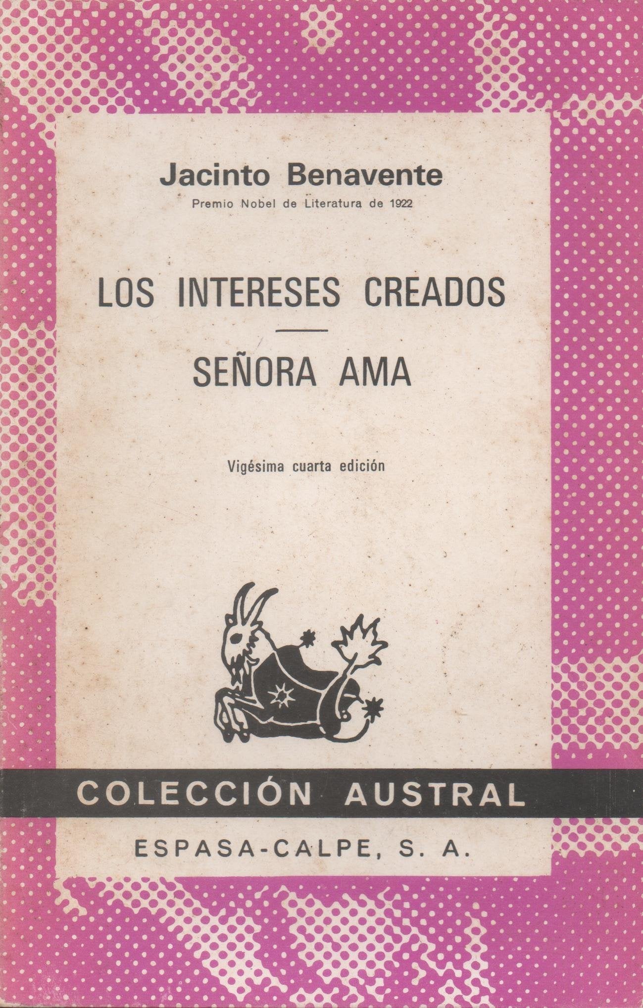 Intereses creados. señora ama Books
