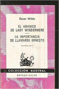 El abanico de lady windermere. la importancia de llamarse Ernesto book