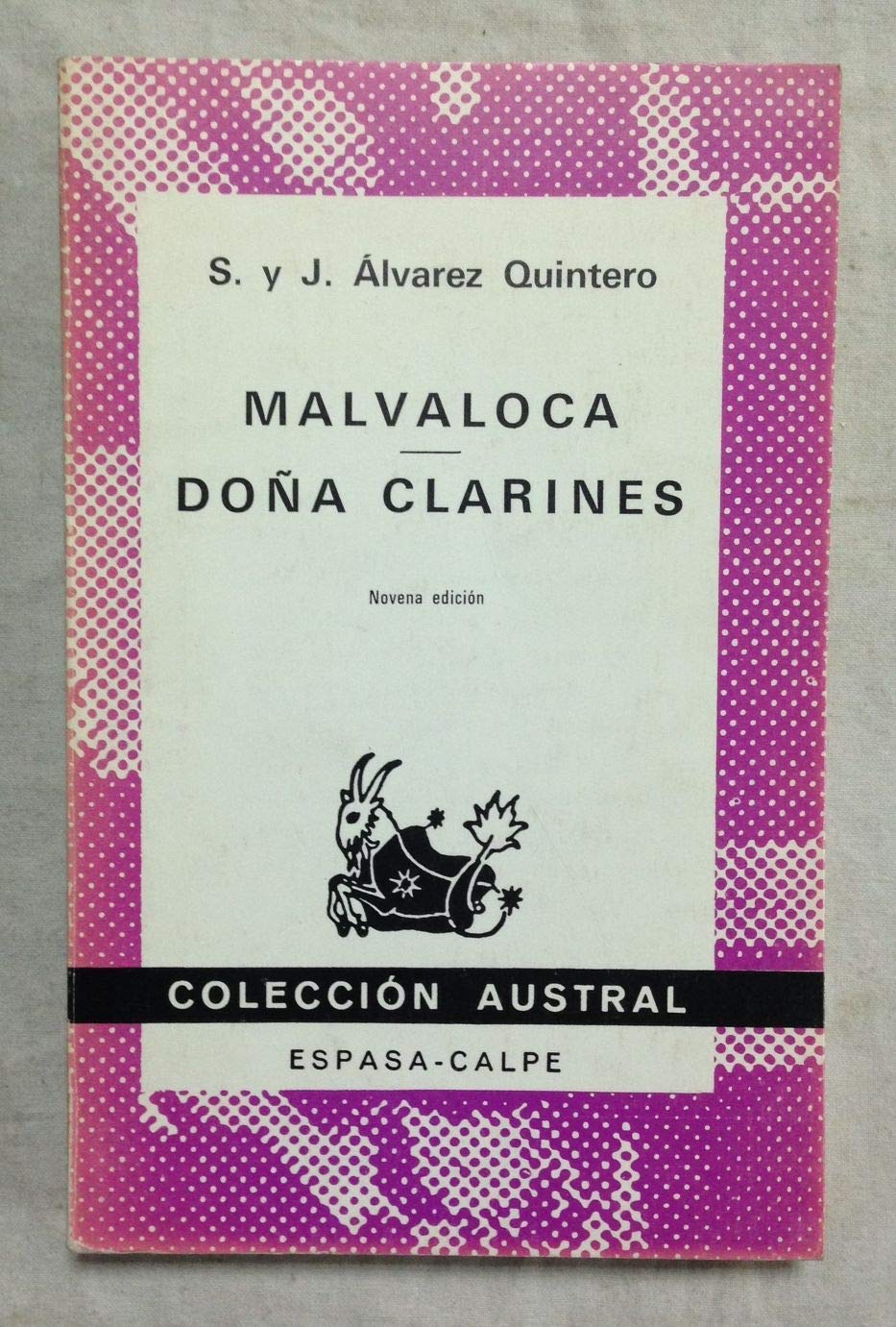 MALVALOCA - DOÑA CLARINES. Col. Austral nº 321 book