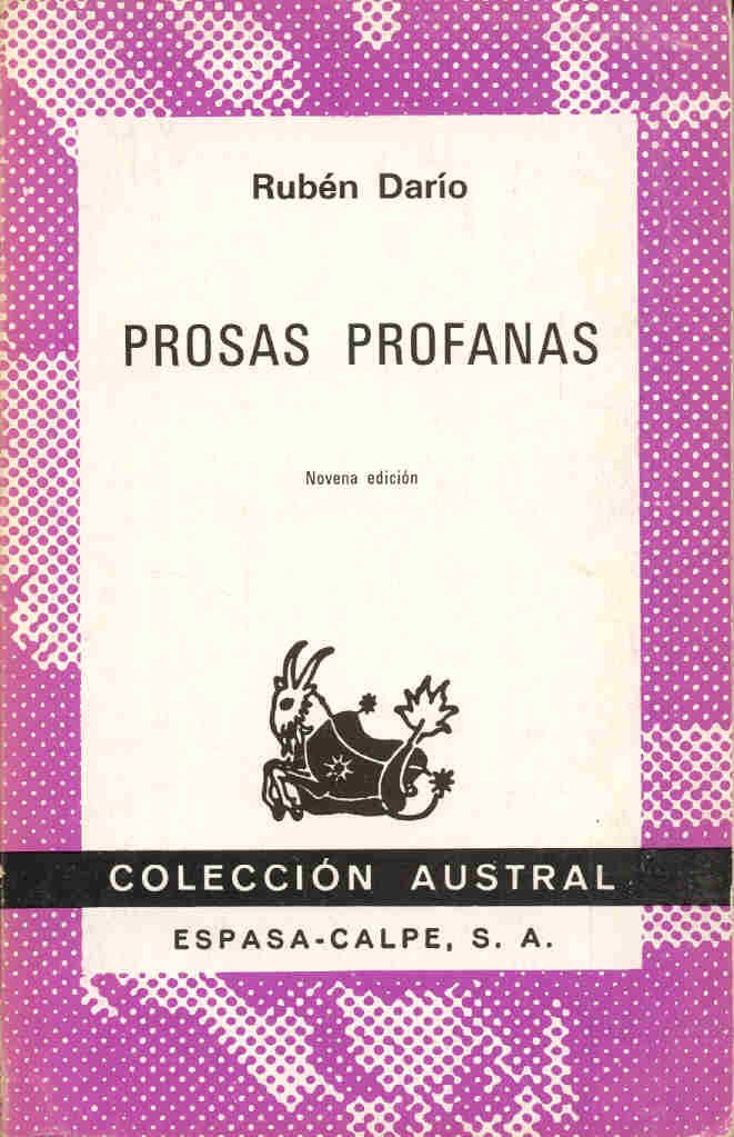 Prosas profanas Books