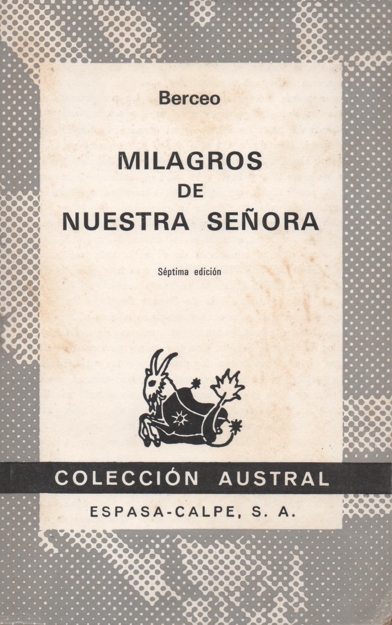Milagros De Nuestra Senora (Coleccion Austral) Books