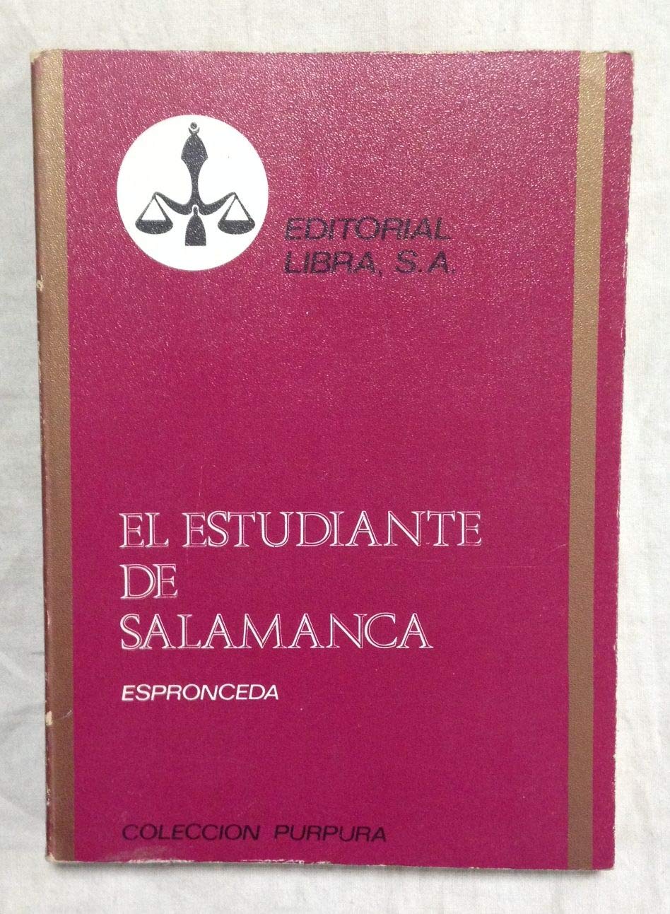 Poesias Liricas, El Estudiante De Salamanca book