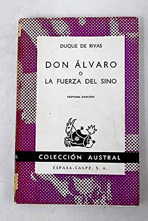 Don alvaro o la fuerza del sino book