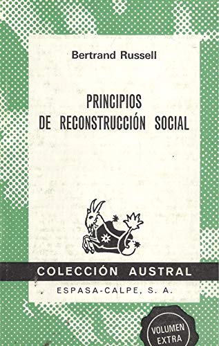 Principios de reconstruccion social" book