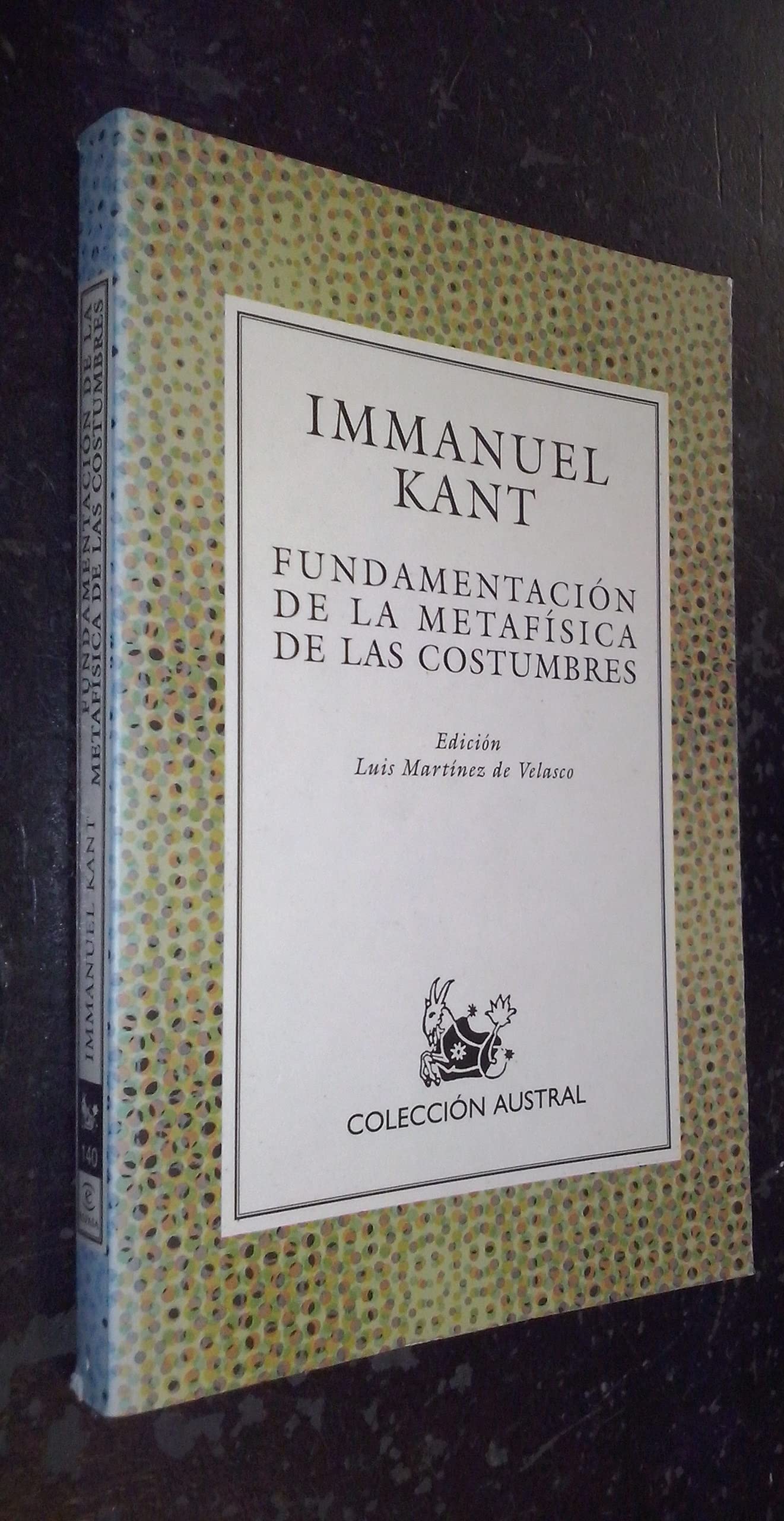 Fundamentacion de la metafisica de las costumbres Books