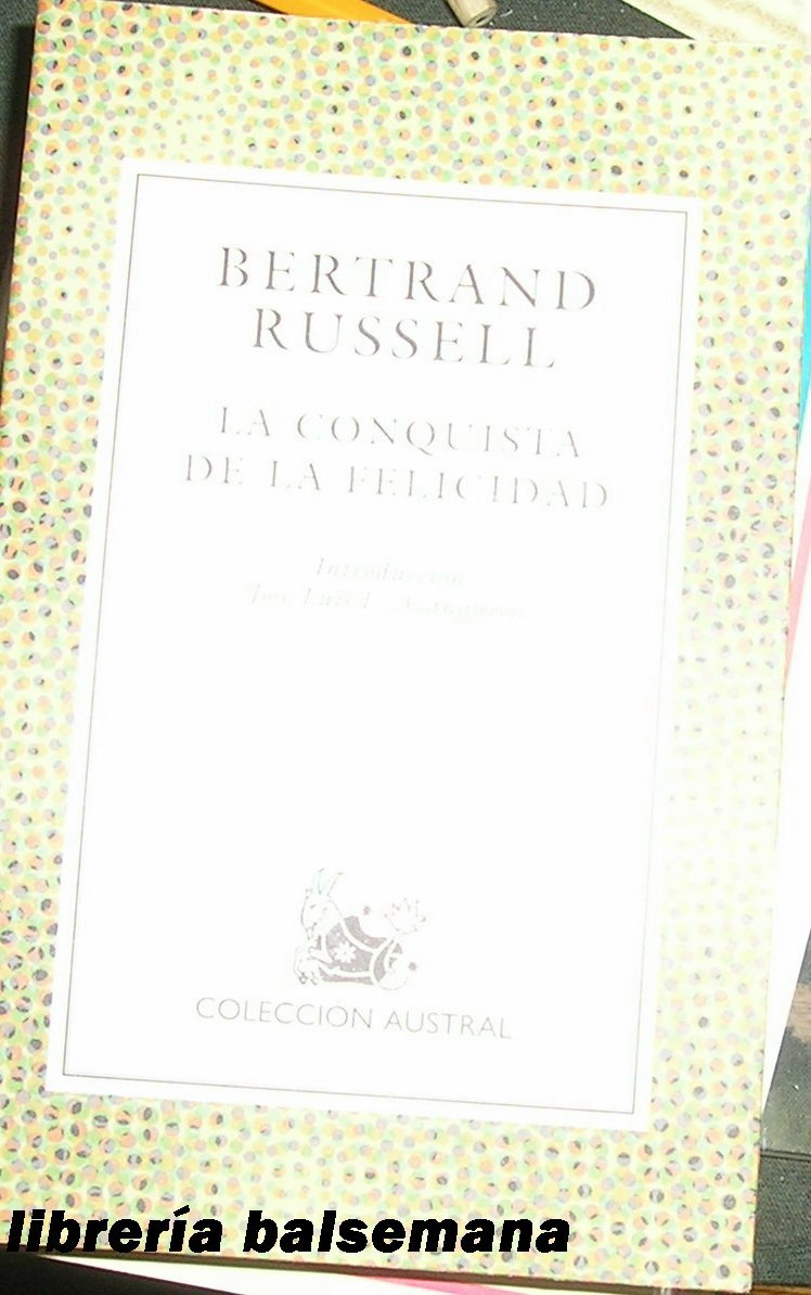 Conquista de la felicidad, la (Nuevo Austral) Books