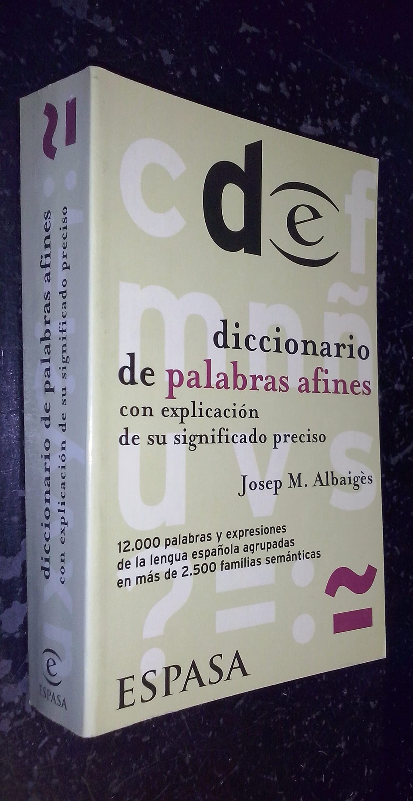 Diccionario De Palabras Afines Books