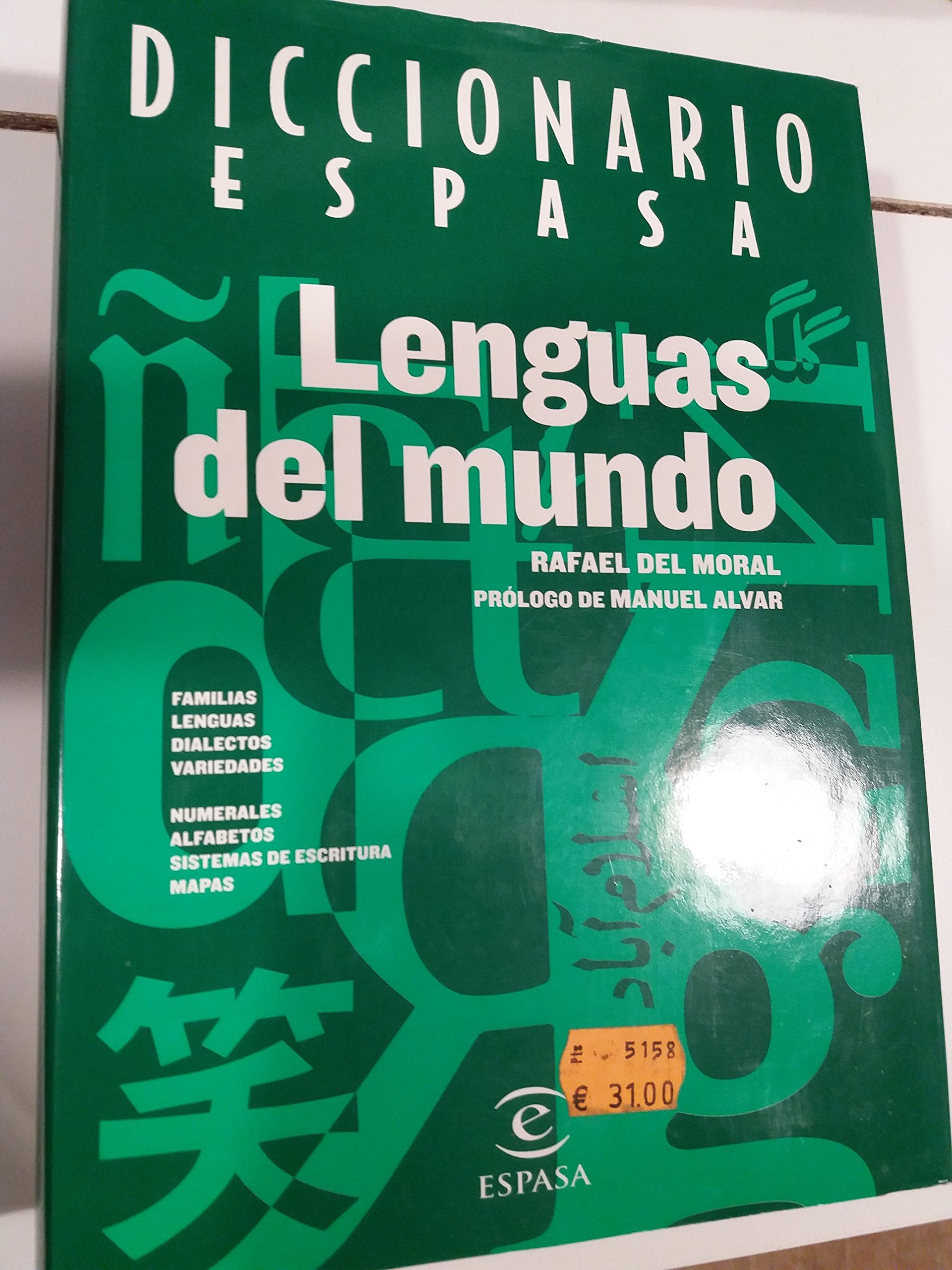 Diccionario Espasa de las lenguas del mundo (DICCIONARIOS TEMATICOS, Band 1) Books