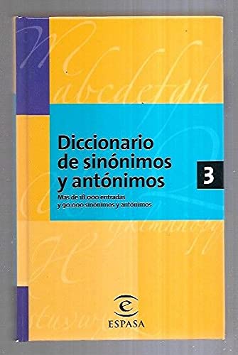 Diccionario de sinónimos y antónimos book