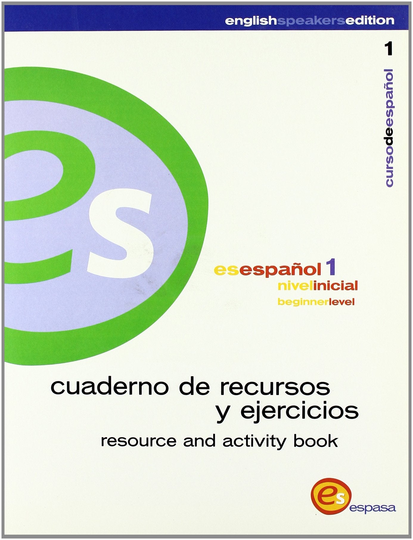 Es español 1, nivel inicial : cuaderno de recursos y ejercicios book