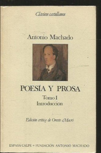Obra completa Antonio machado tomo I introduccion Books