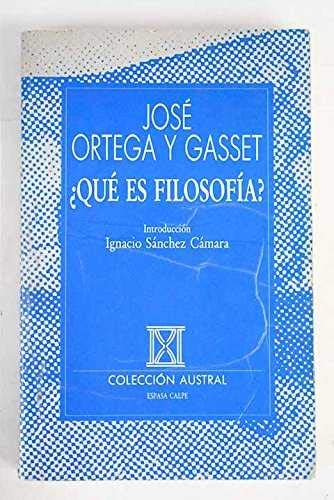 ¿que es la filosofia? (Austral) Books