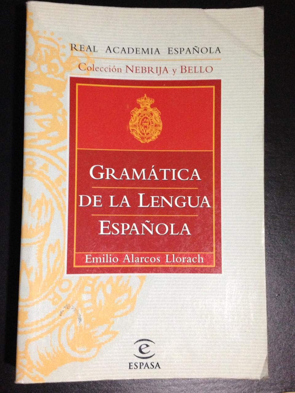 Gramatica de la lengua espanola book