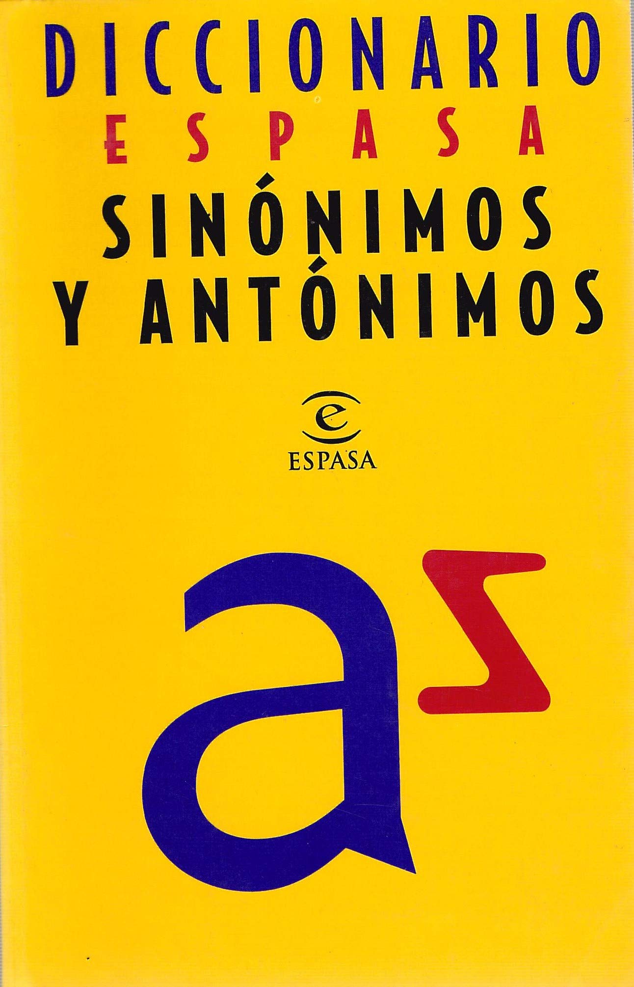 Diccionario Espasa sinonimos y antonimos book