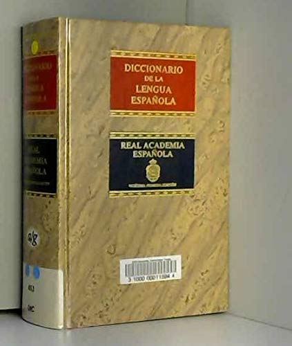 Diccionario de la lengua española (Tomo I) (A a G) Books