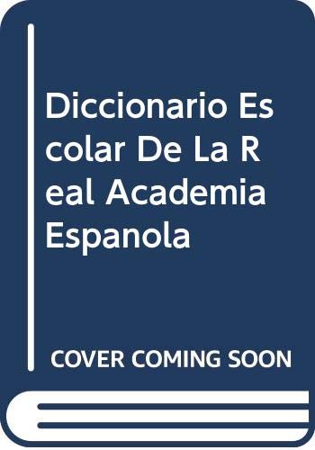 Diccionario escolar de la real academia española Reference Books