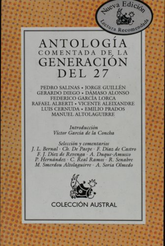 Antologia comentada generacion 27 (lect.recomendada) (Nuevo Austral Recomendado) Books