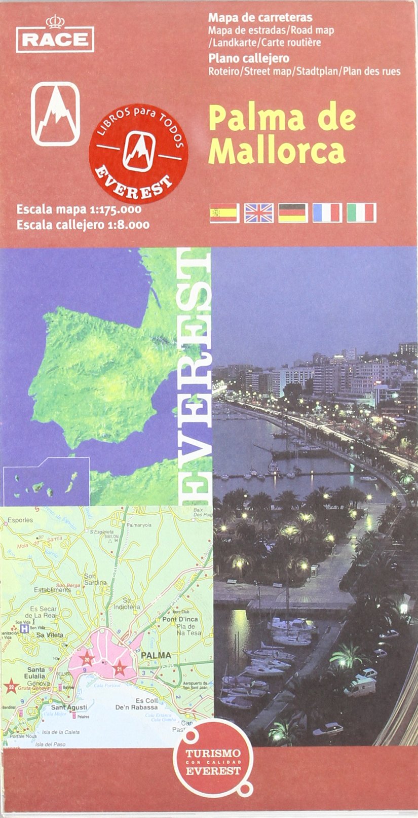 Palma de Mallorca. Plano callejero y mapa de carreteras: Plano callejero. Mapa de carreteras (Planos callejeros / serie roja) Maps & Plans