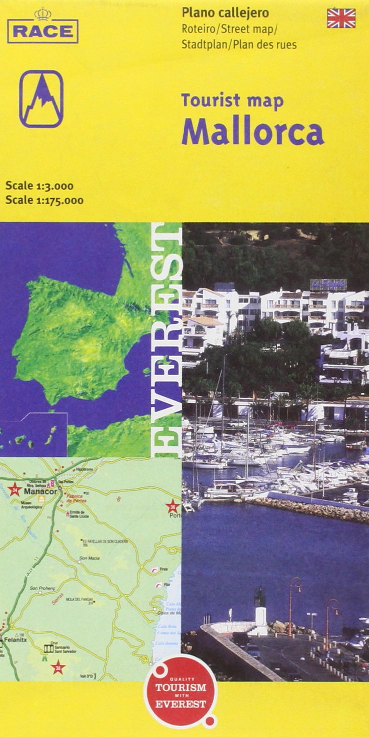 Mallorca Tourist Map (Inglés): Plano callejero book