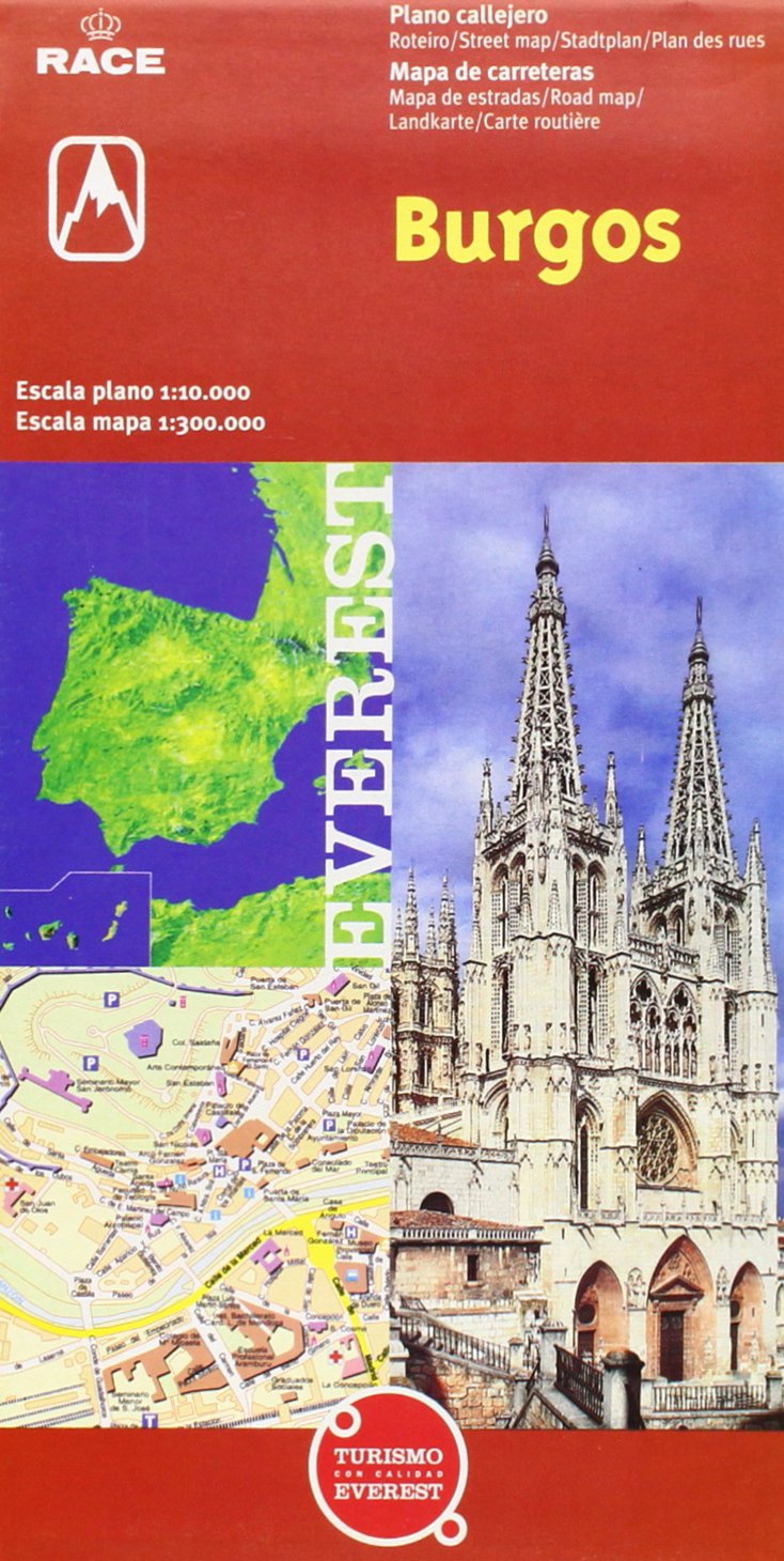 Burgos. Plano callejero y mapa de carreteras: Plano callejero. Mapa de carreteras book