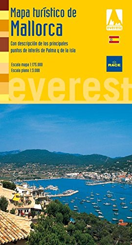 Mapa Turístico de Mallorca. Con descripción de los principales puntos de interés de Palma y de la isla (Mapas turísticos/ serie amarilla) Leisure, Home & Garden