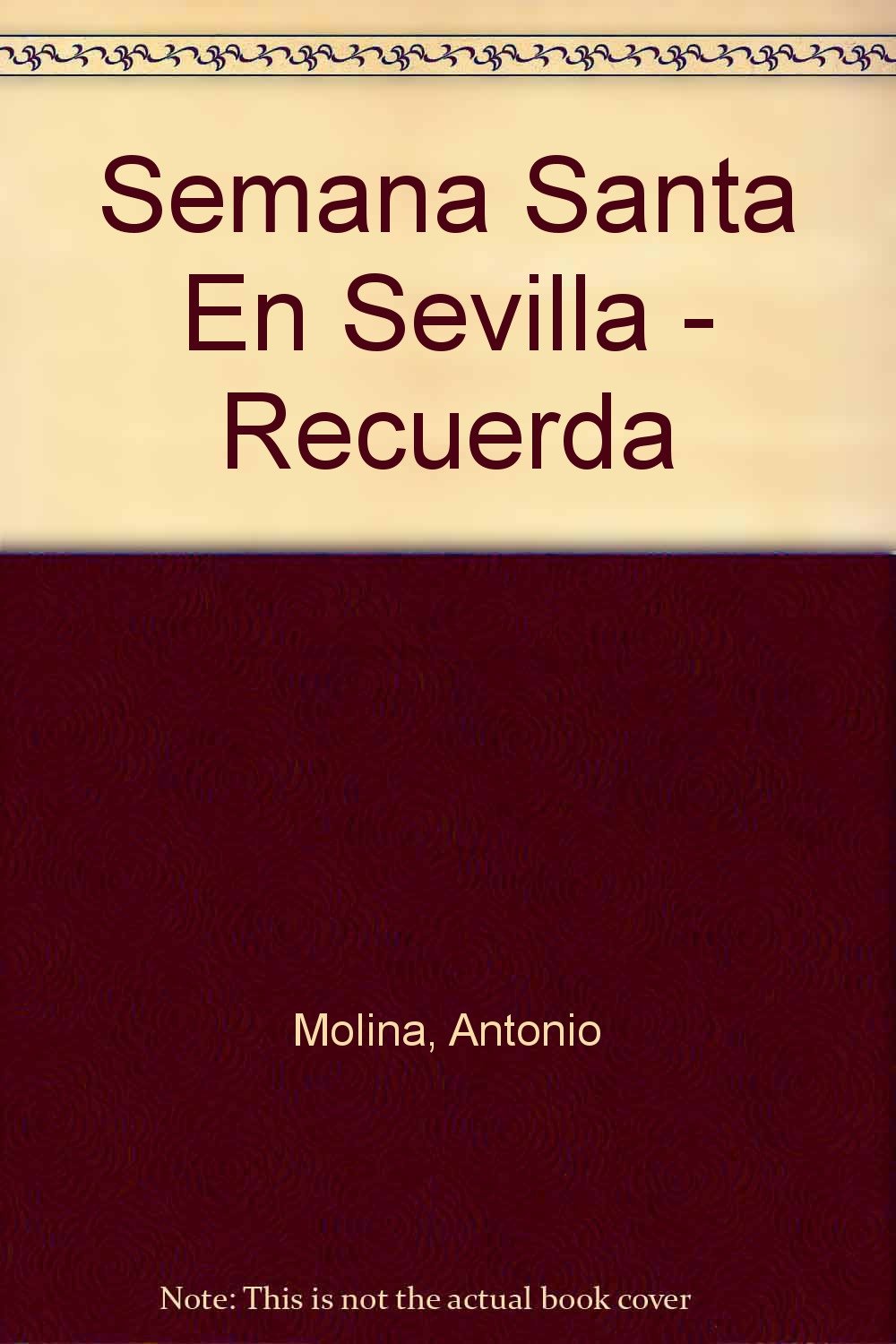 Recuerda Semana Santa de Sevilla Books