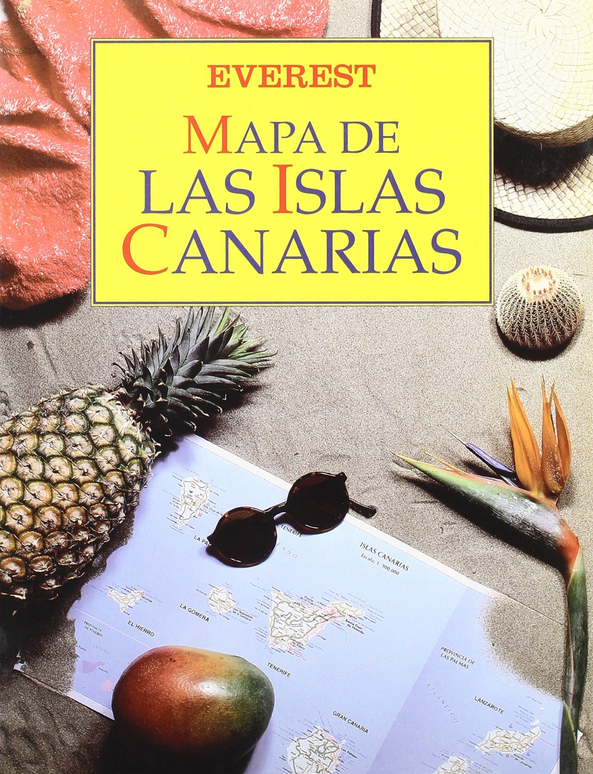 Mapa de las Islas Canarias (Mapas turísticos/ serie amarilla) Books