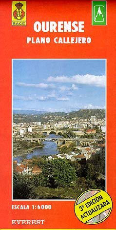 Ourense. Plano callejero y mapa de carreteras: Plano callejero. Mapa de carreteras book
