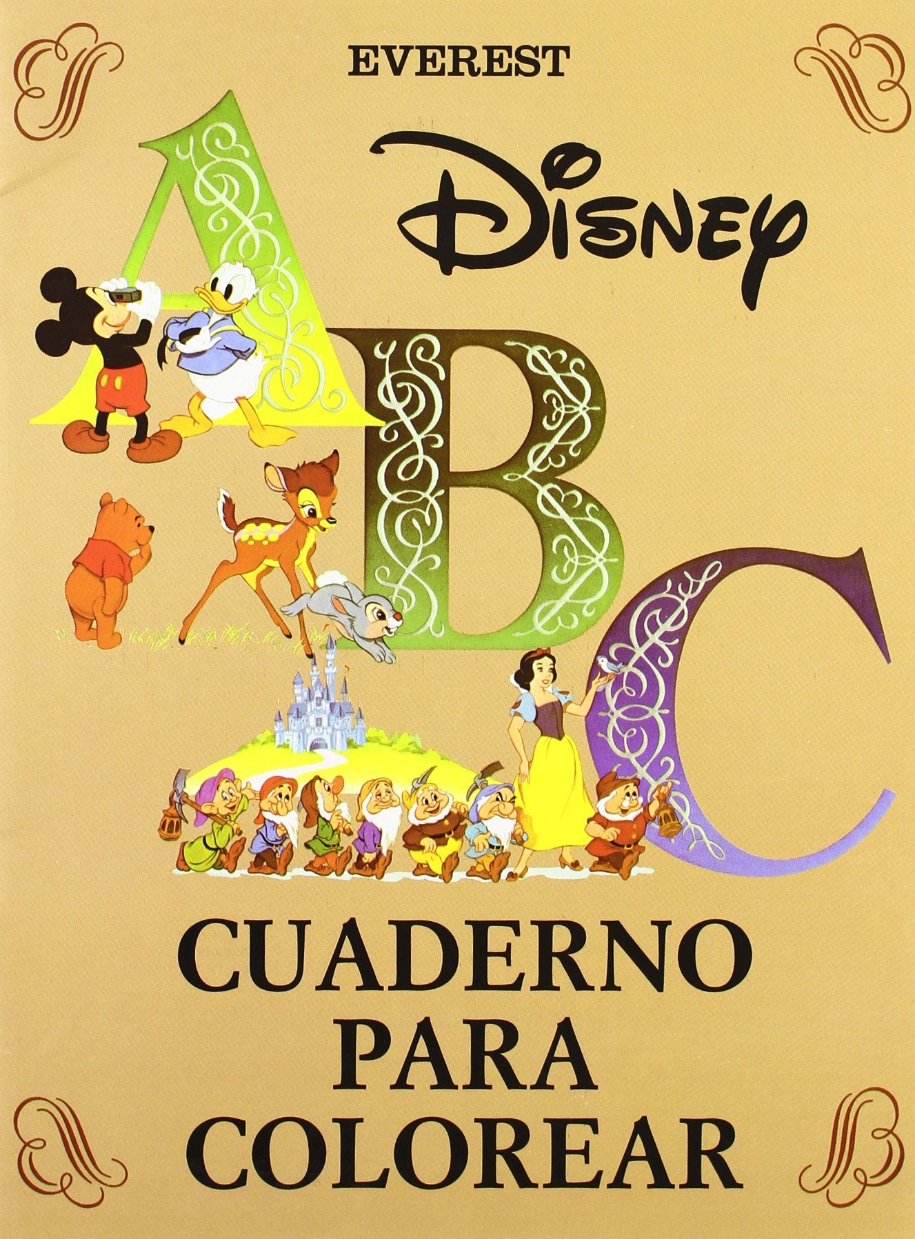 ABC Disney. Cuaderno para colorear (Álbumes Disney) Books