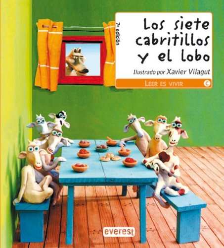 Los siete cabritillos y el lobo (Leer es vivir) Books