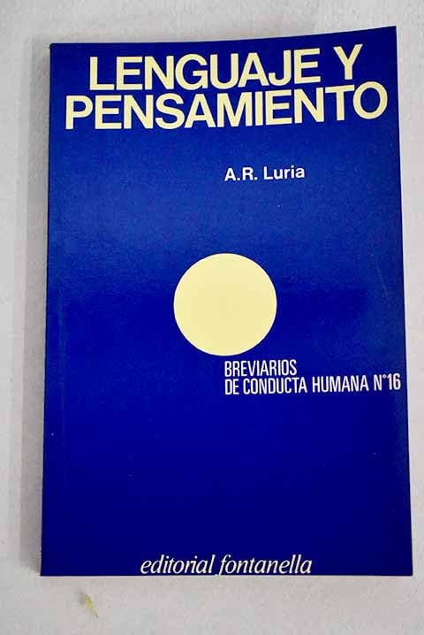 Lenguaje y pensamiento book