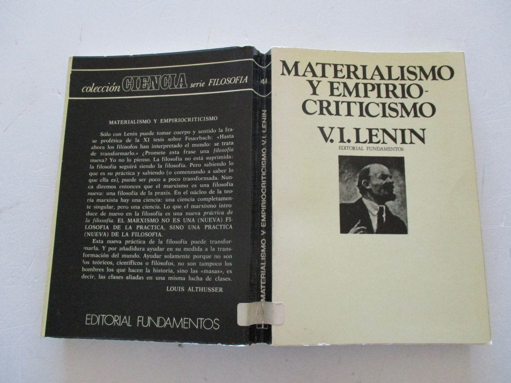 Materialismo y empiriocriticismo book