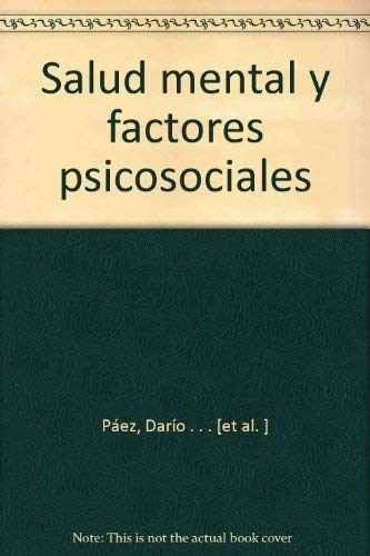 Salud mental y factores psicosociales book