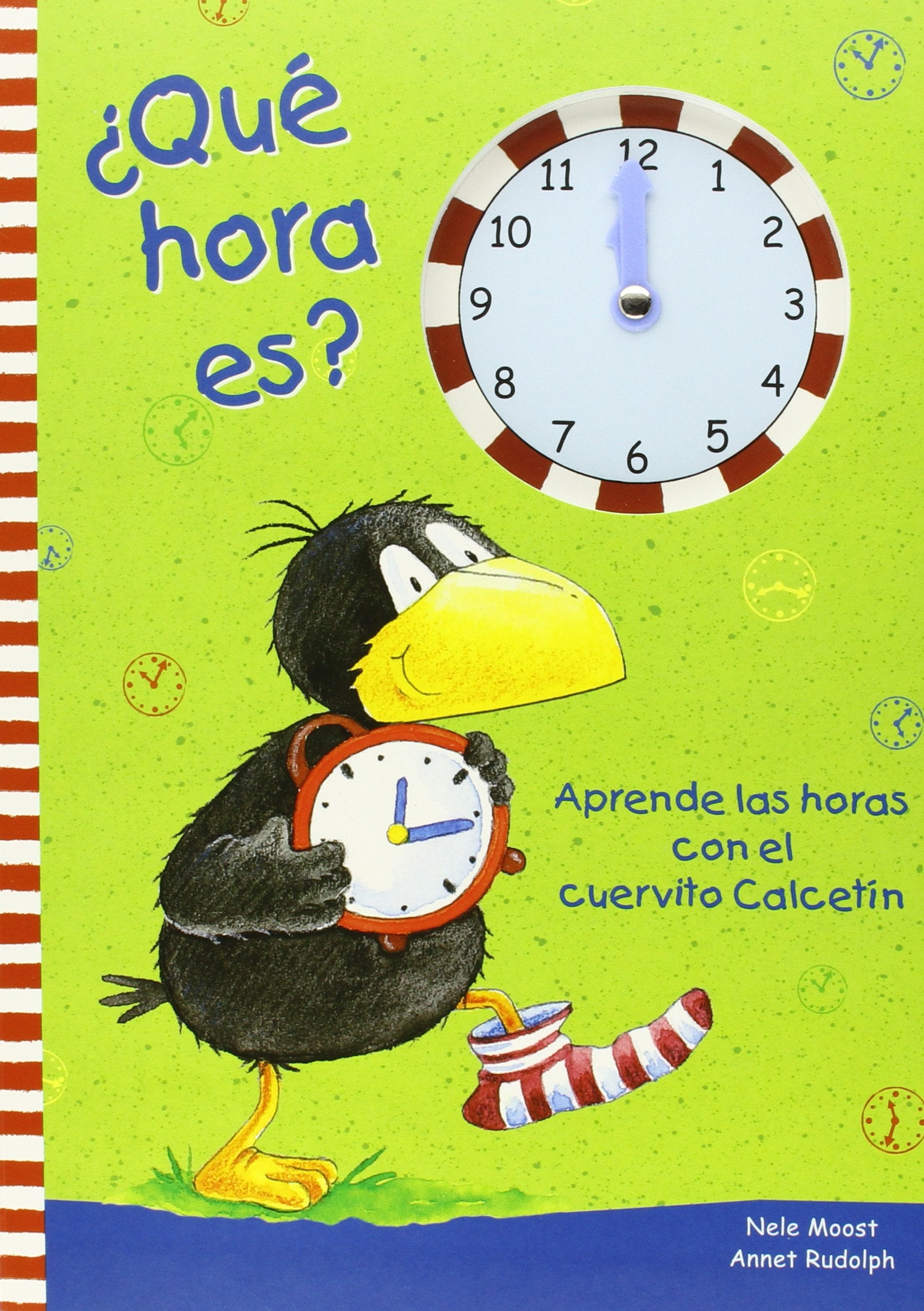 ¿Qué hora es?. Aprende las horas con el cuervito Calcetín Social Sciences