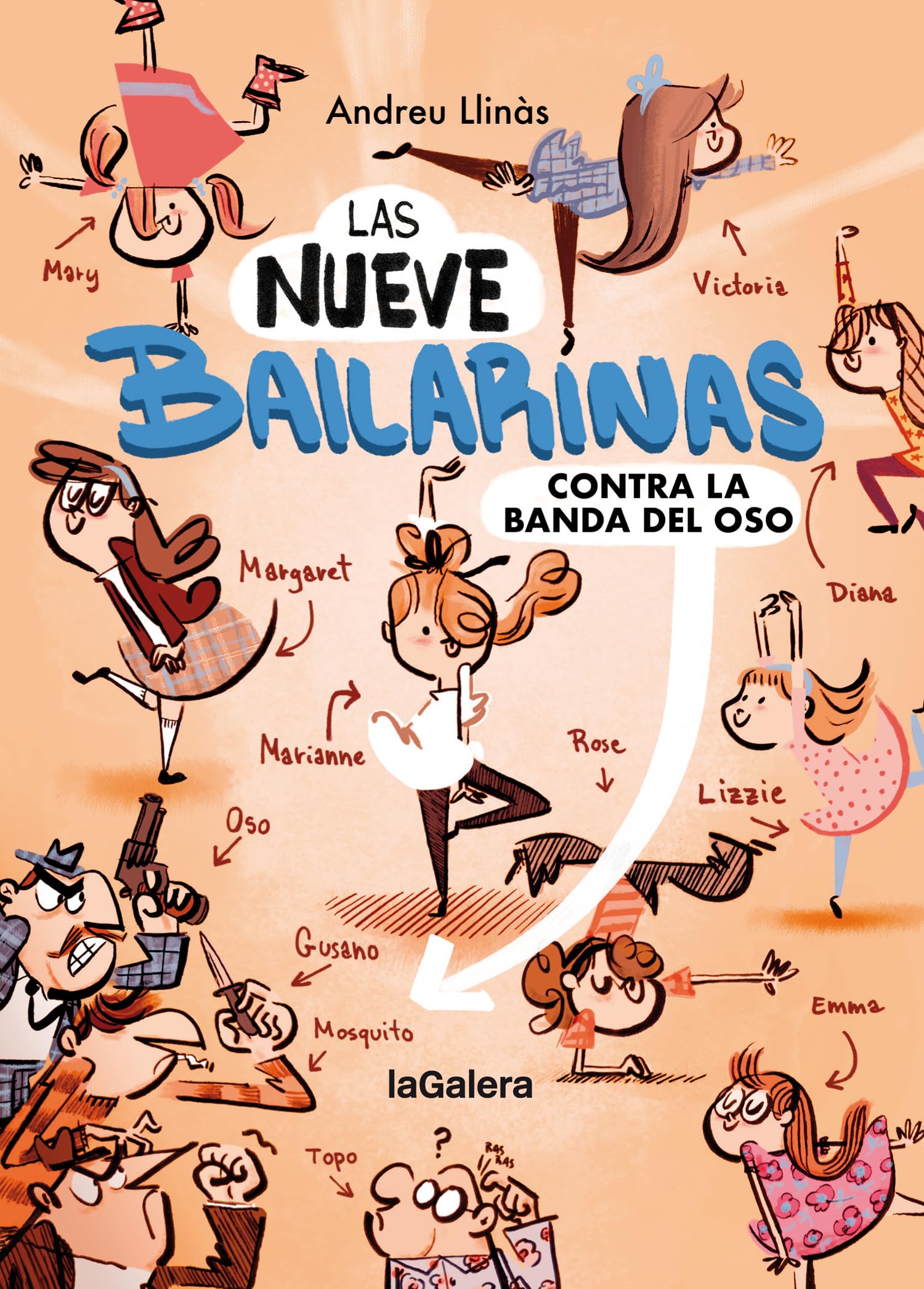 Las nueve bailarinas 1. Contra la banda del oso book
