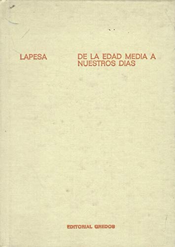 De la edad media a nuestros dias. Estudios de historia literaria. Books