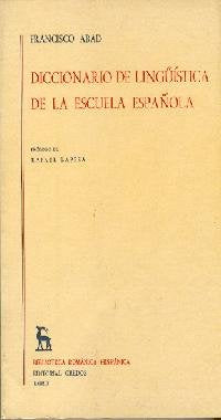 Diccionario linguistica escuela española book