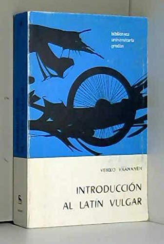 Introduccion al latin vulgar book