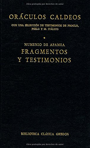 Oráculos caldeos : fragmentos y testimonios (Bibl. Clásica Gredos, Band 153) Historical Fiction