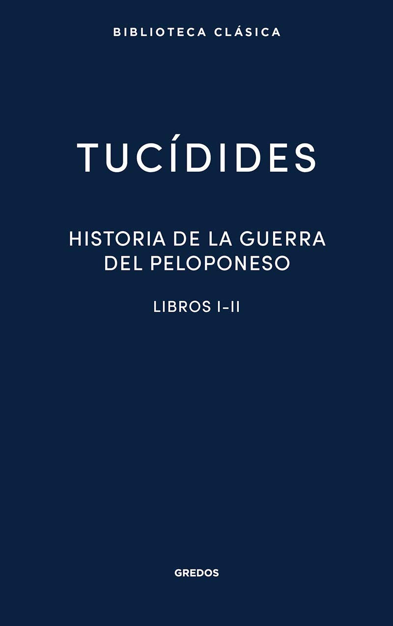 Historia de la guerra del Peloponeso I-II book