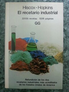 Recetario industrial book