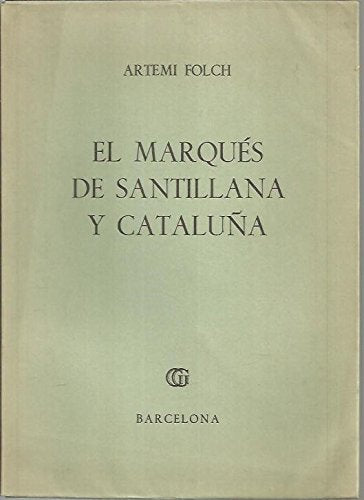 El marqués de Santillana y Cataluña Books