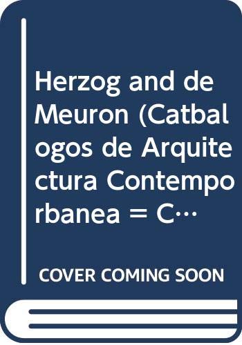 Herzog & De Meuron (Catálogos de arquitectura contemporánea = Current architecture catalogues) Film, Art & Culture
