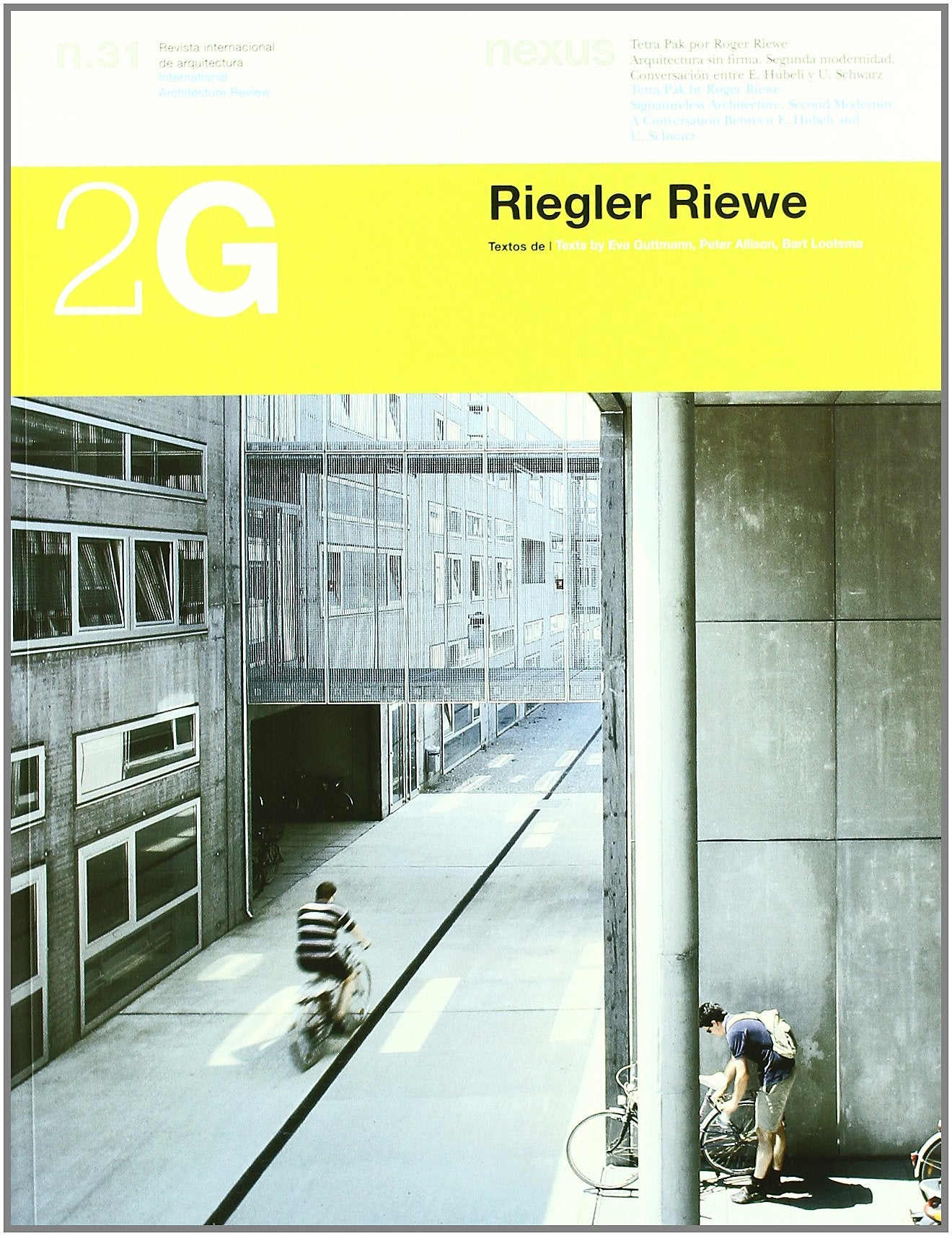 2G N.31 Riegler Riewe (2G: International Architecture Review Series) Architecture