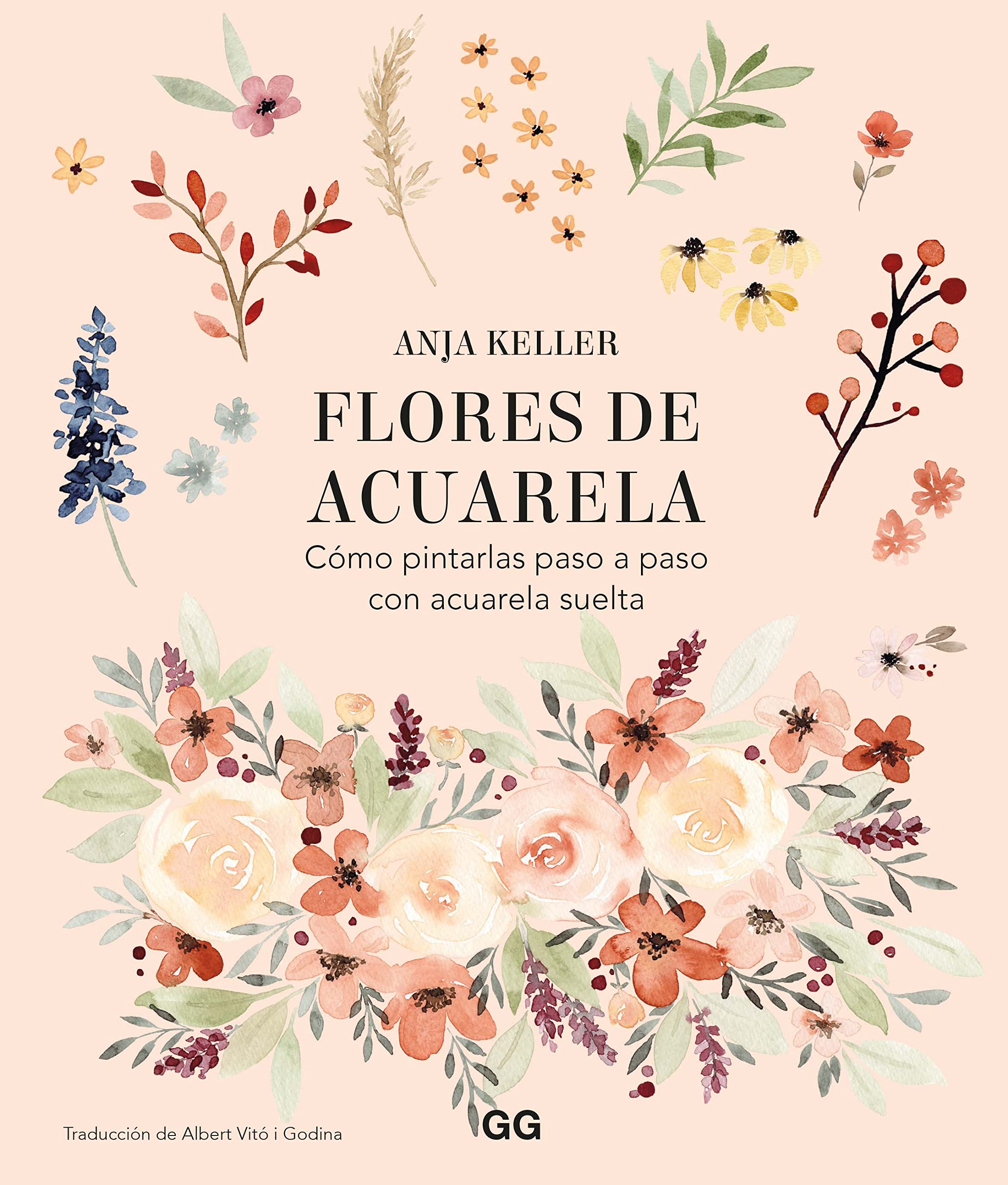 Flores de acuarela: Cómo pintarlas paso a paso con acuarela suelta Arts & Music